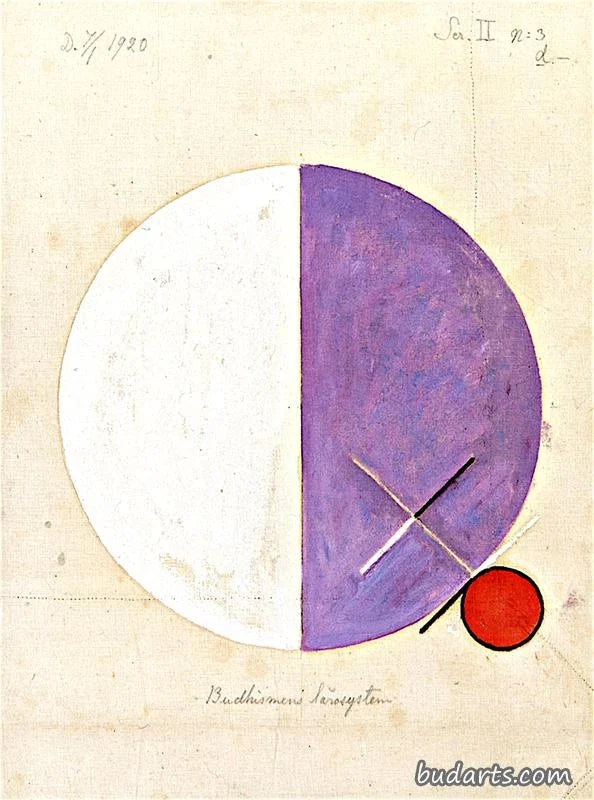 Les enseignements de Bouddha, n° 3d− - Hilma af Klint