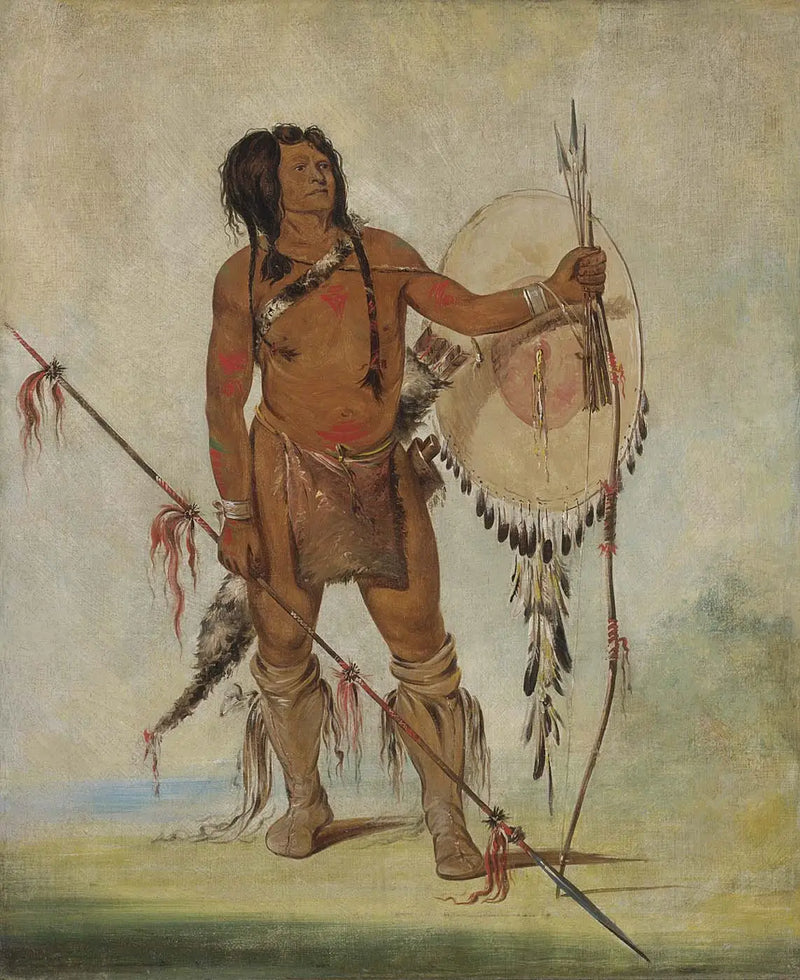 His-oo-sán-chees, Petit Espagnol, un Guerrier - George Catlin