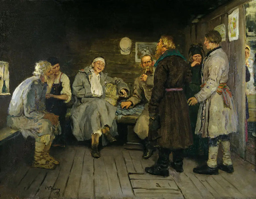 History of a Soldier - Ilya Repin