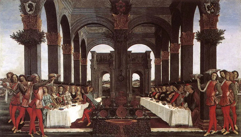 Story of Nastagio degli Onesti, fourth episode - Sandro Botticelli