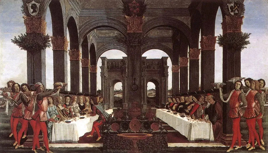 Story of Nastagio degli Onesti, fourth episode - Sandro Botticelli