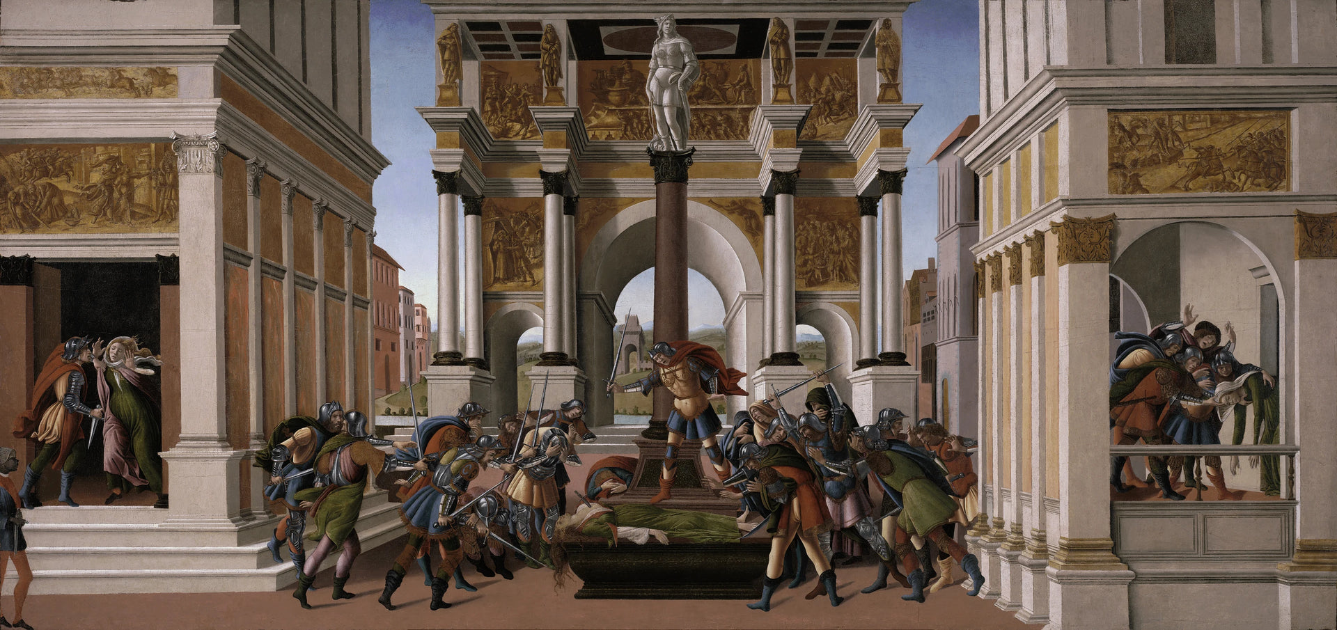 L’Histoire de Lucrèce de Botticelli au musée Gardner – reproduction peinture à l’huile sur toile