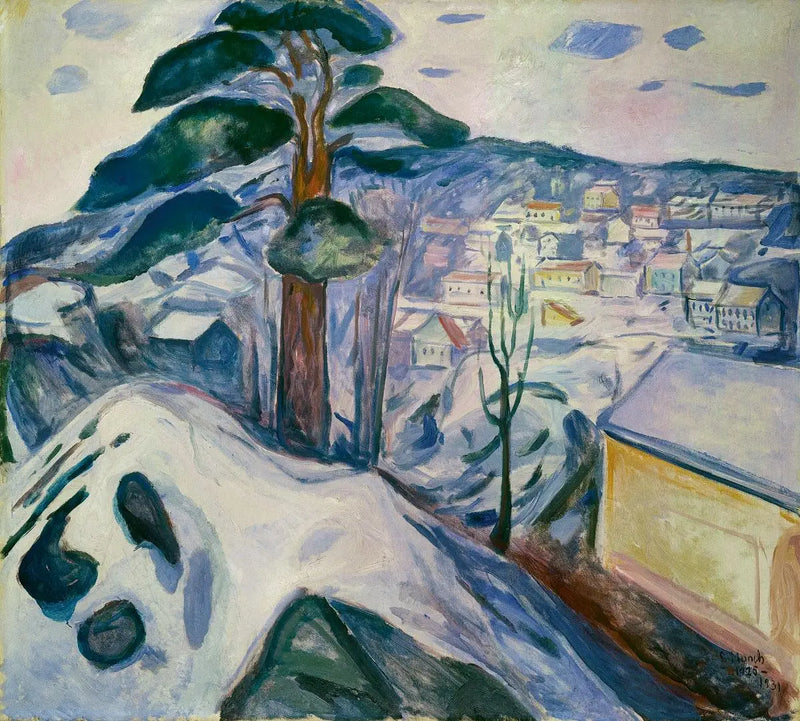 Winter in Kragerø - Edvard Munch
