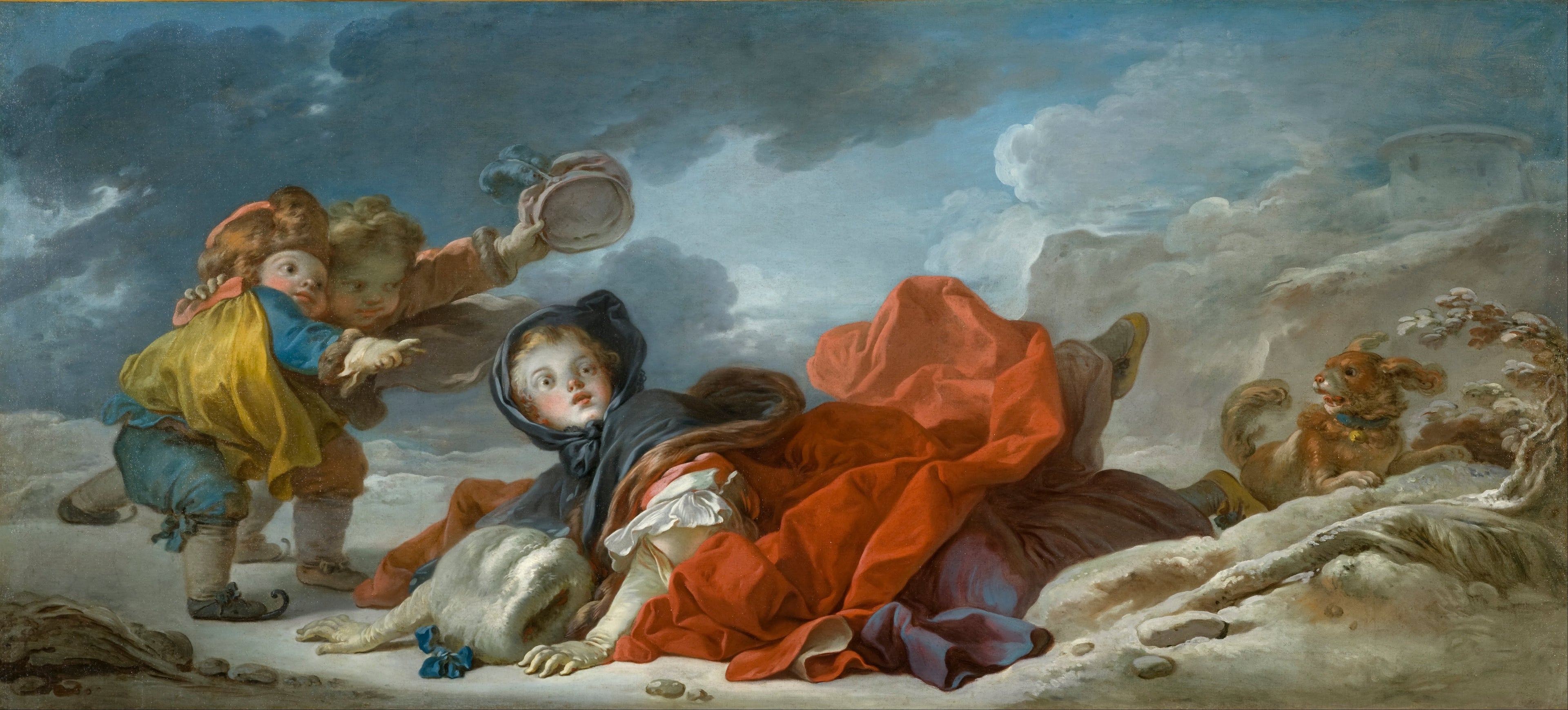 Winter - Jean-Honoré Fragonard
