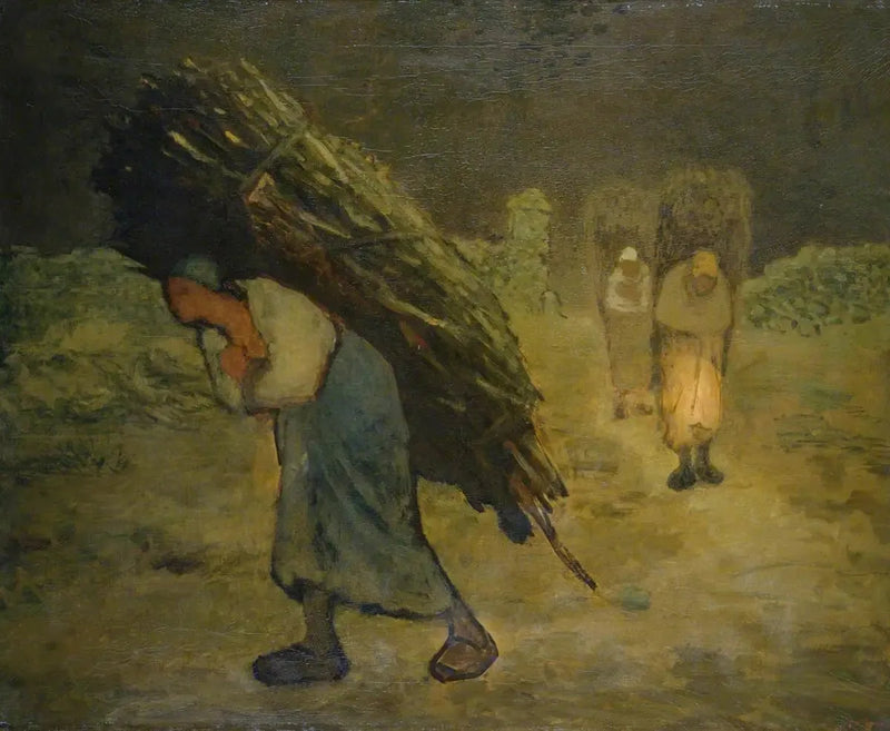 Winter, the pickers of pédés - Jean-François Millet
