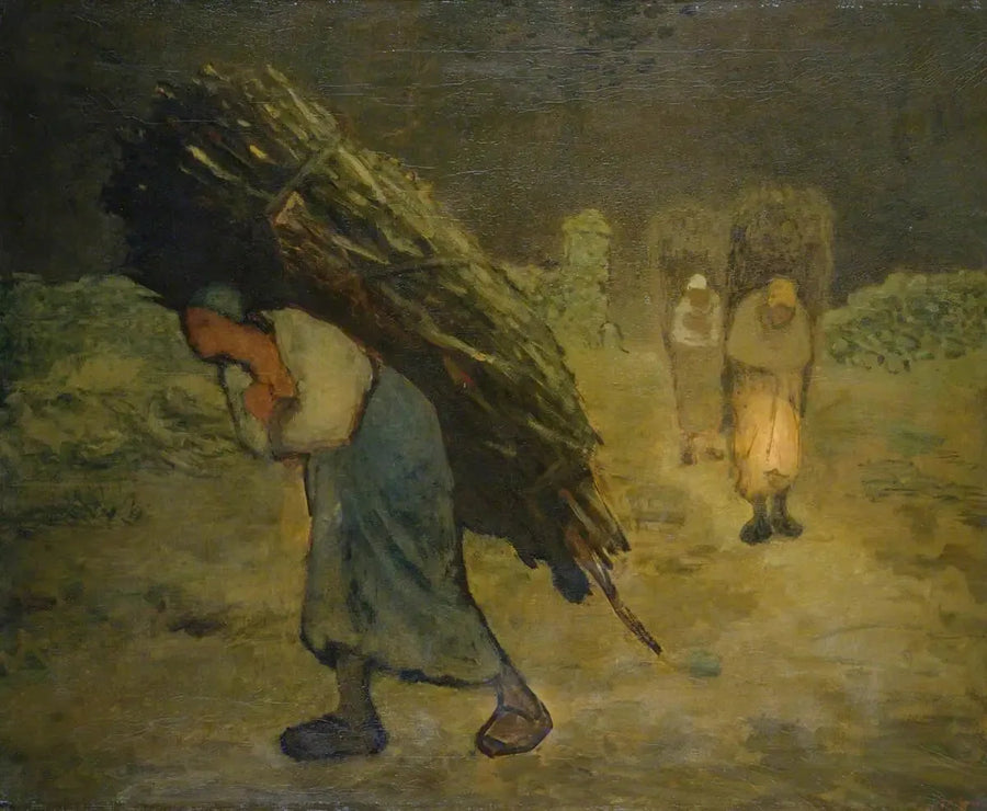 Winter, the pickers of pédés - Jean-François Millet