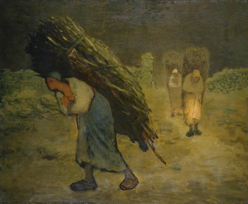 Winter, the pickers of pédés - Jean-François Millet