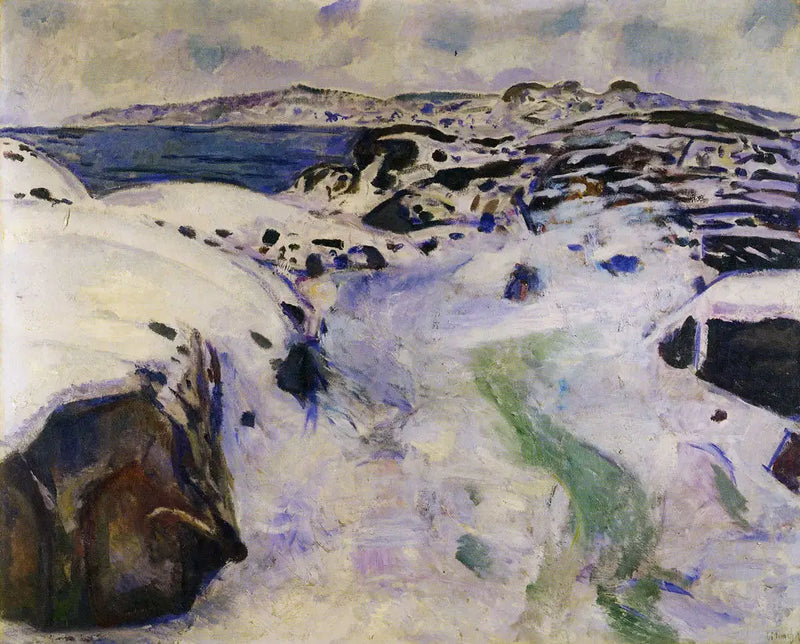 Winter on the Coast - Edvard Munch