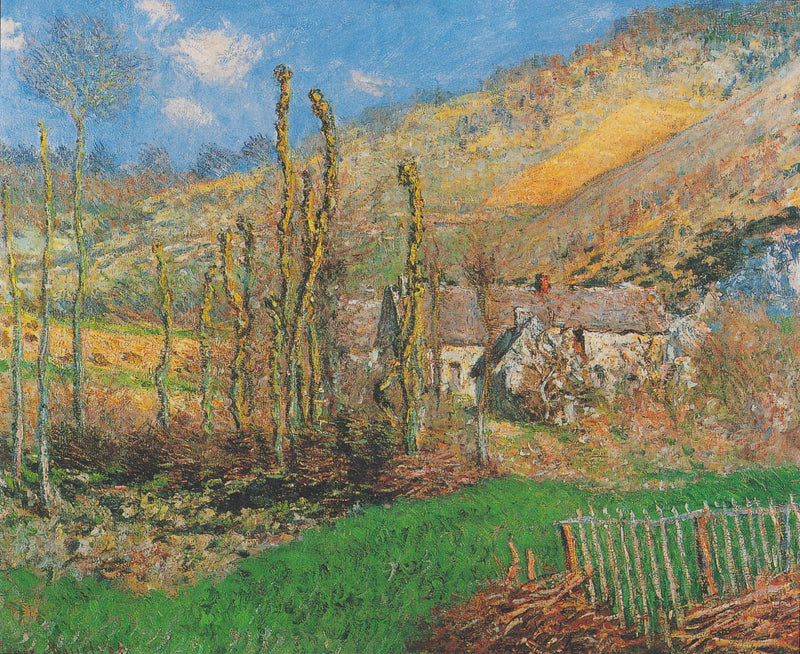 Winter landscape at Val de Falaise W975 - Claude Monet