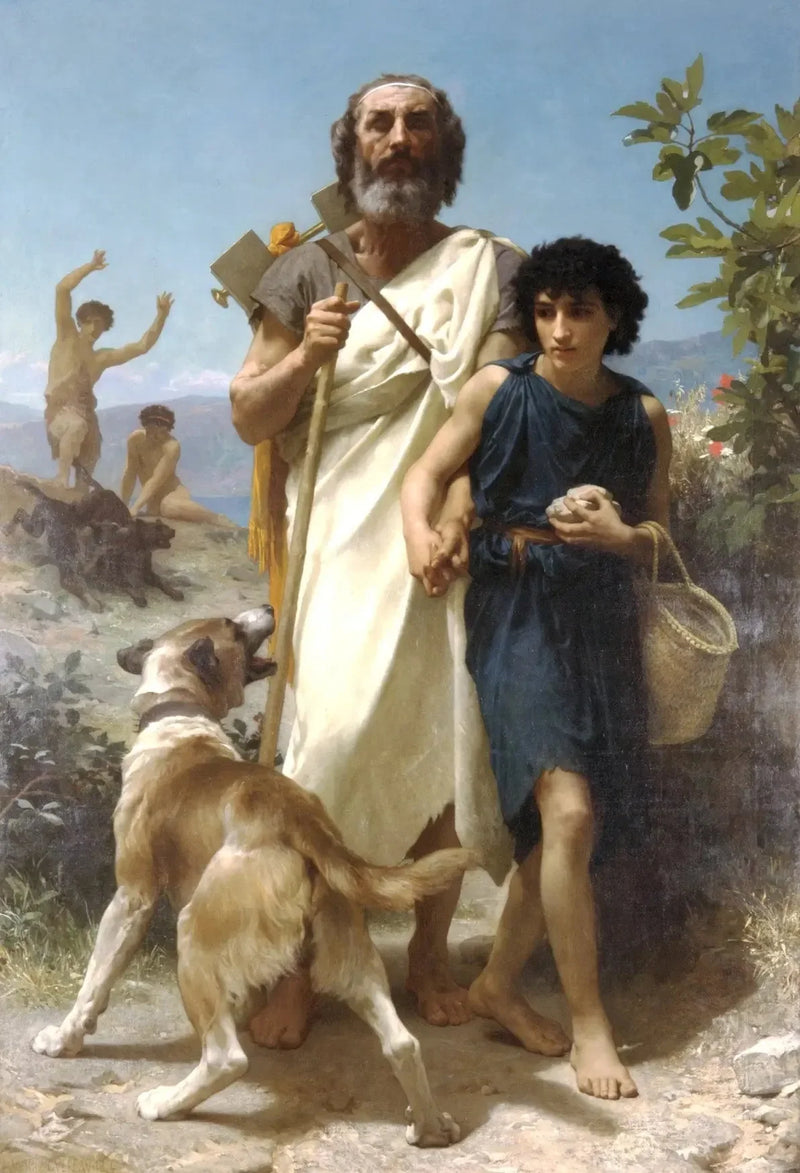 Homer and His Guide - Bouguereau