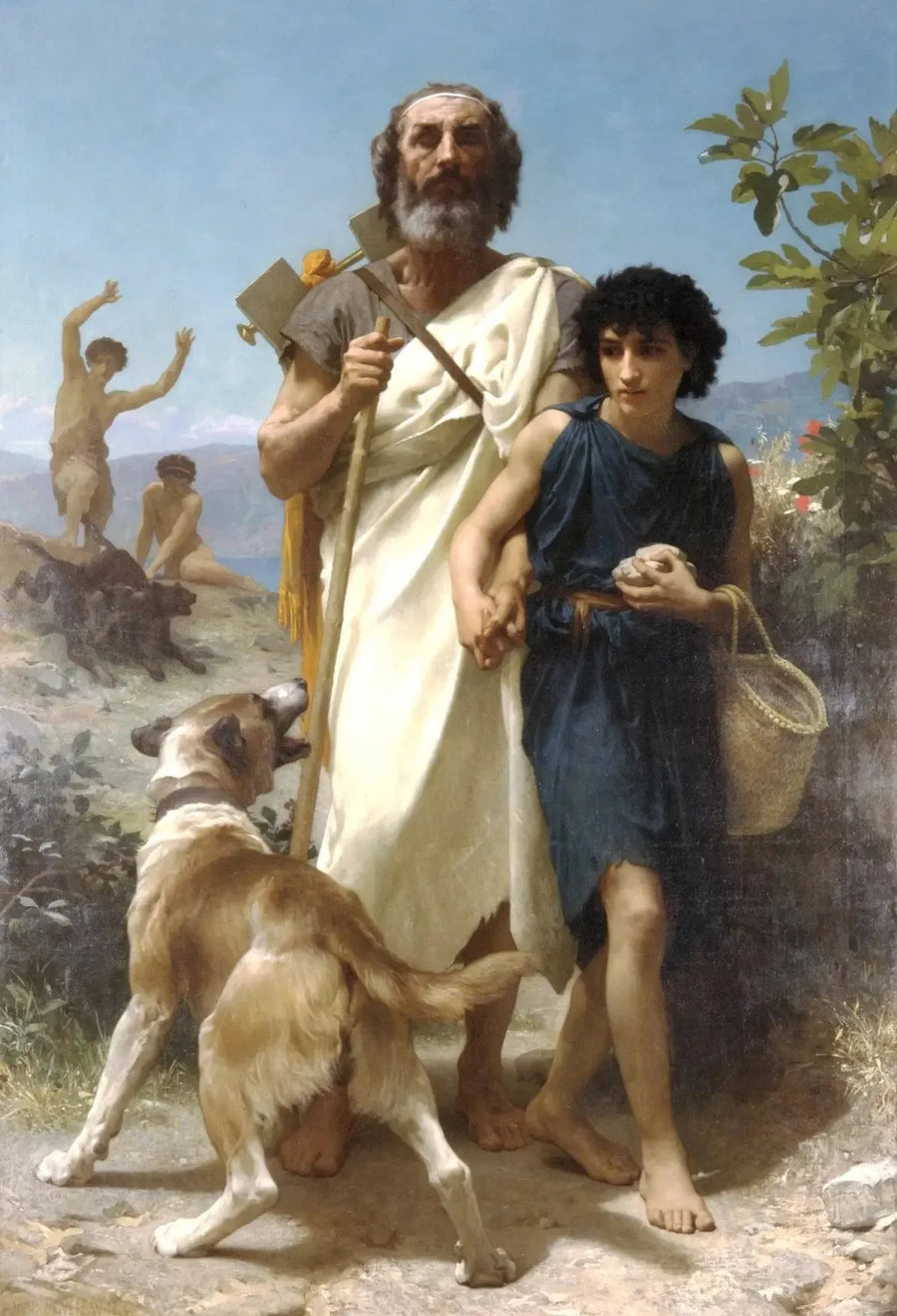 Homer and His Guide - Bouguereau