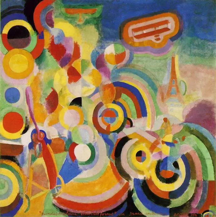 Tribute to Blériot - Robert Delaunay