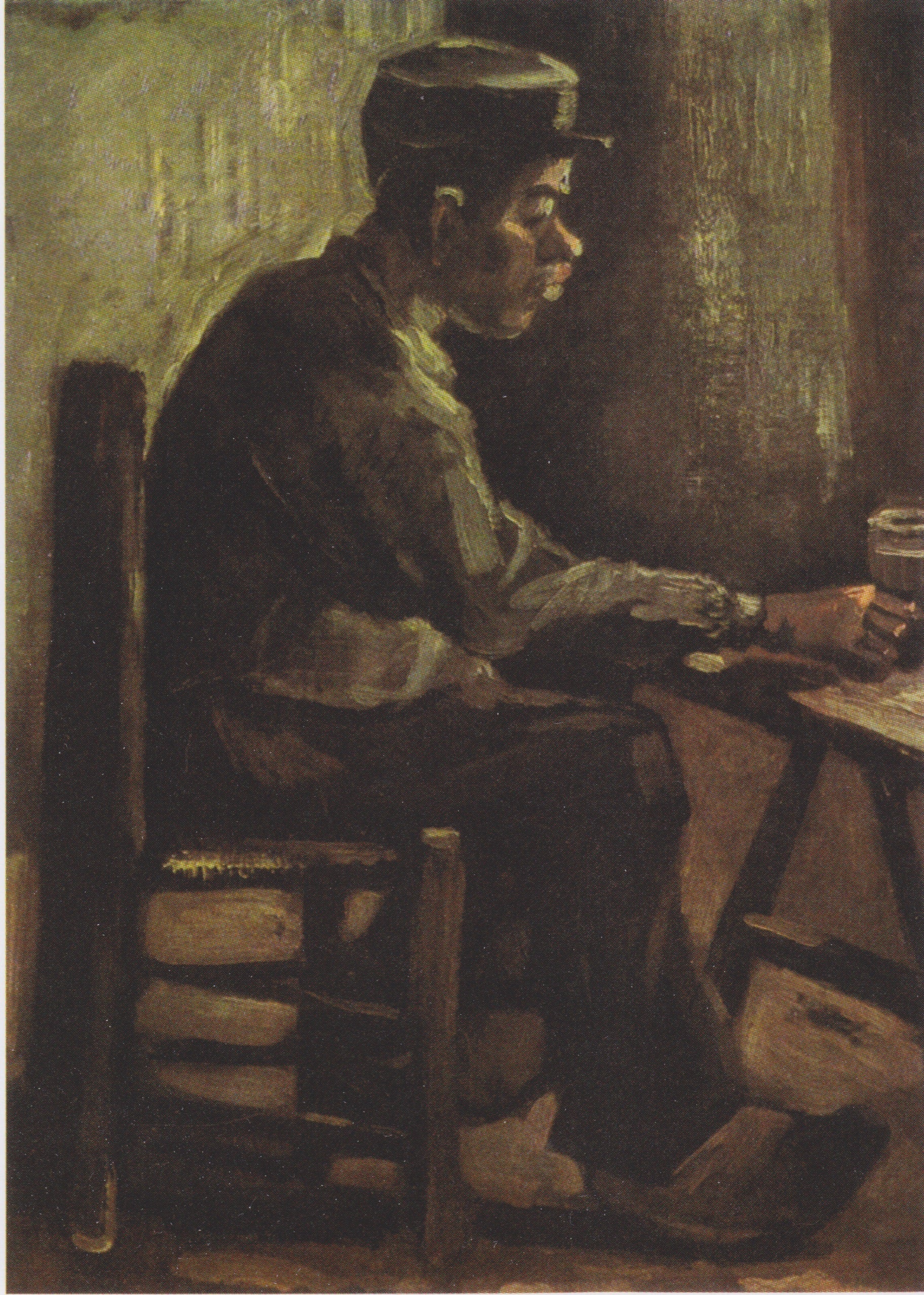 Man at a Table - Vincent van Gogh