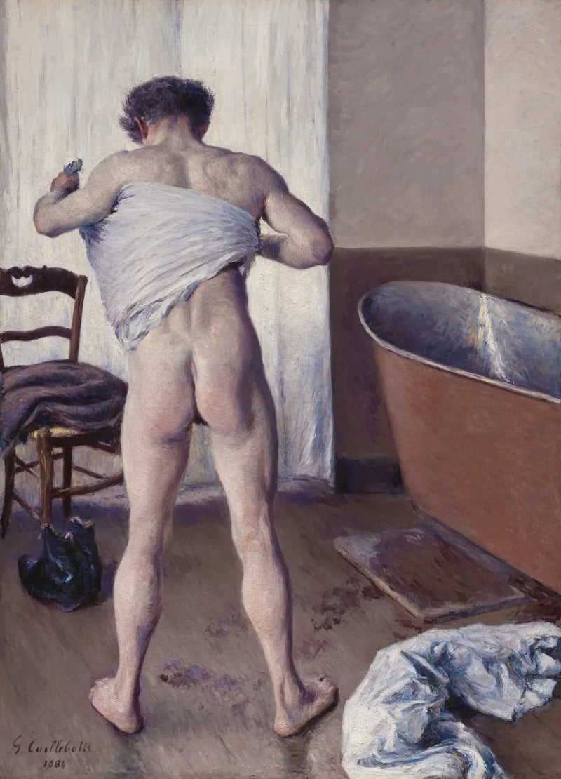Man at Bath - Gustave Caillebotte