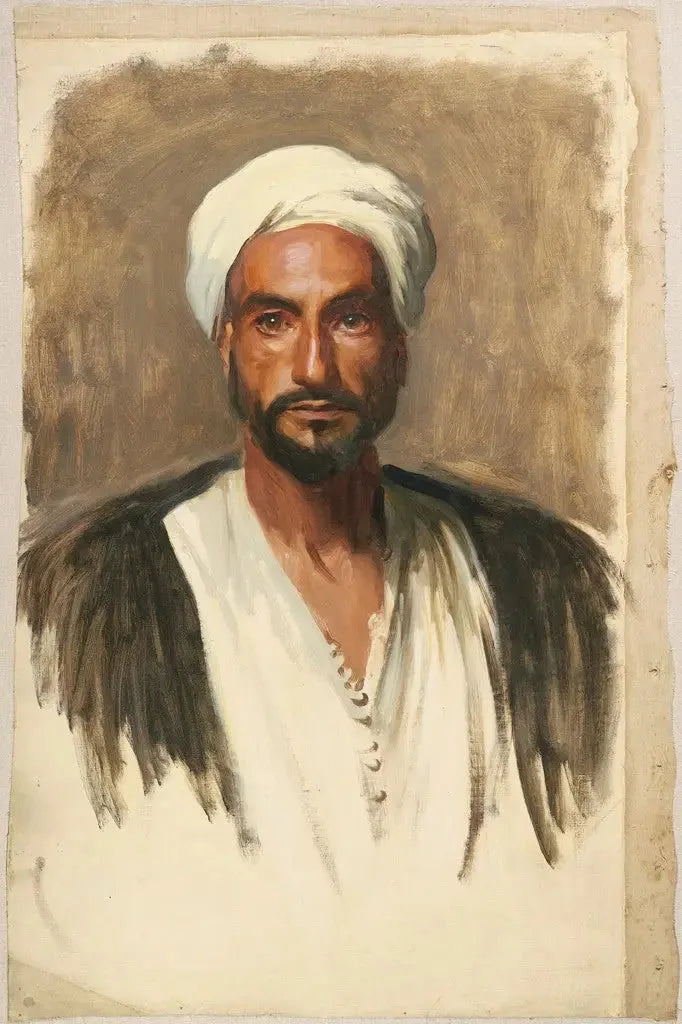 Man with White Turban - John Singer Sargent
