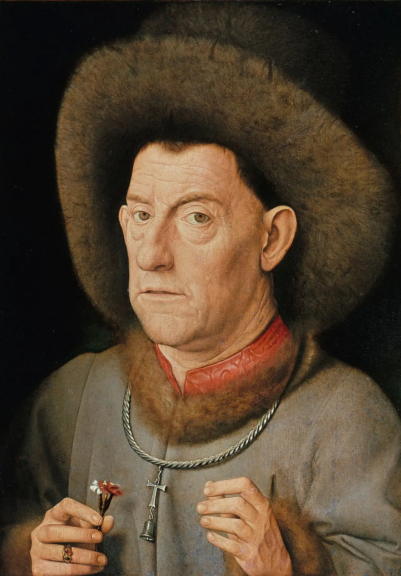 Man with a Carnation - Jan van Eyck