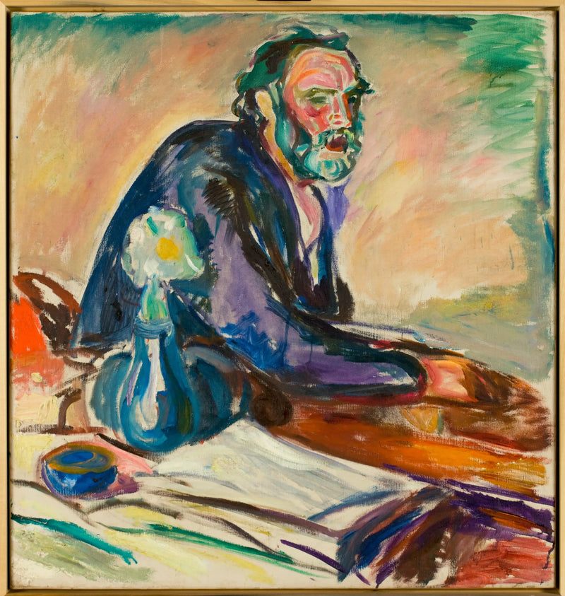 Man with Bronchitis - Edvard Munch