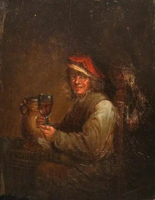Man drinking - David Teniers the Younger