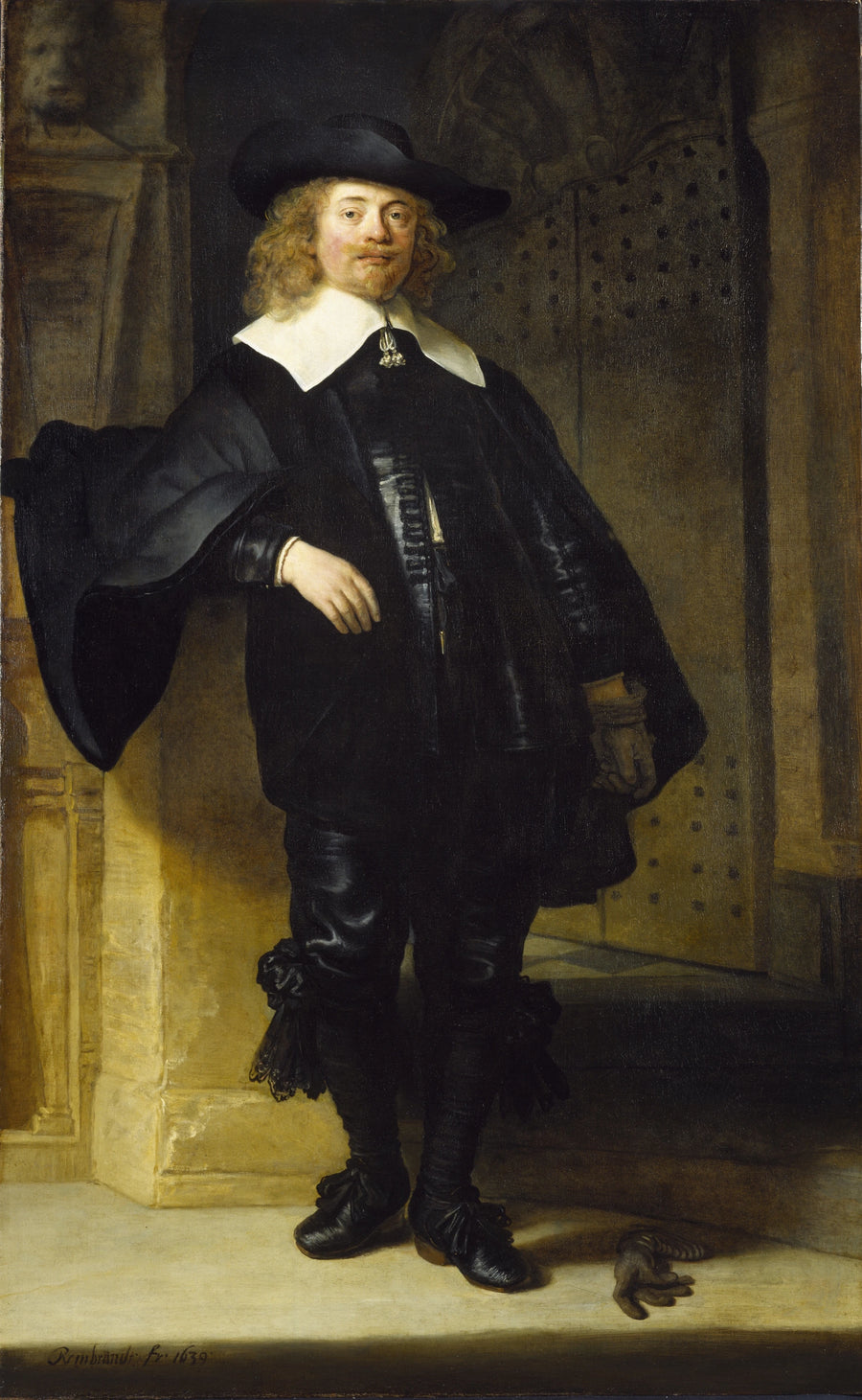 Portrait of a standing man, perhaps Andries de Graeff - Rembrandt