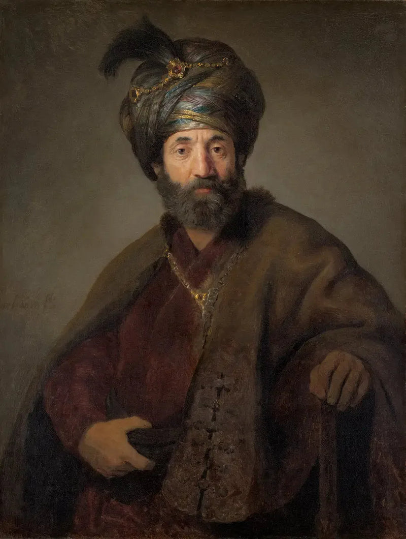Man in Eastern Costume - Rembrandt