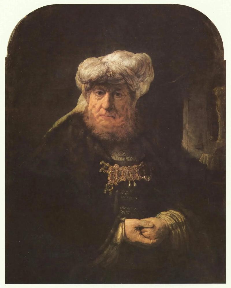 Man in Eastern Costume - Rembrandt