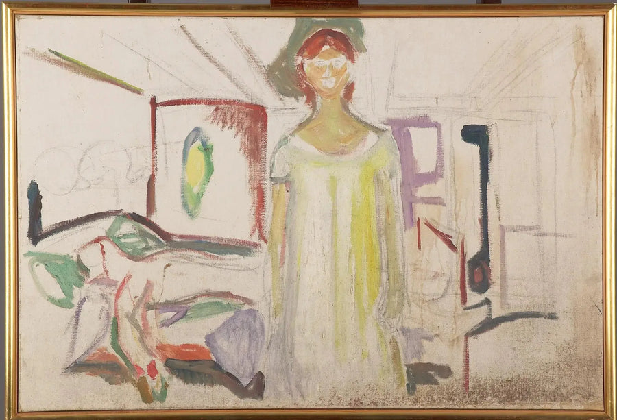 Man and Woman - Edvard Munch