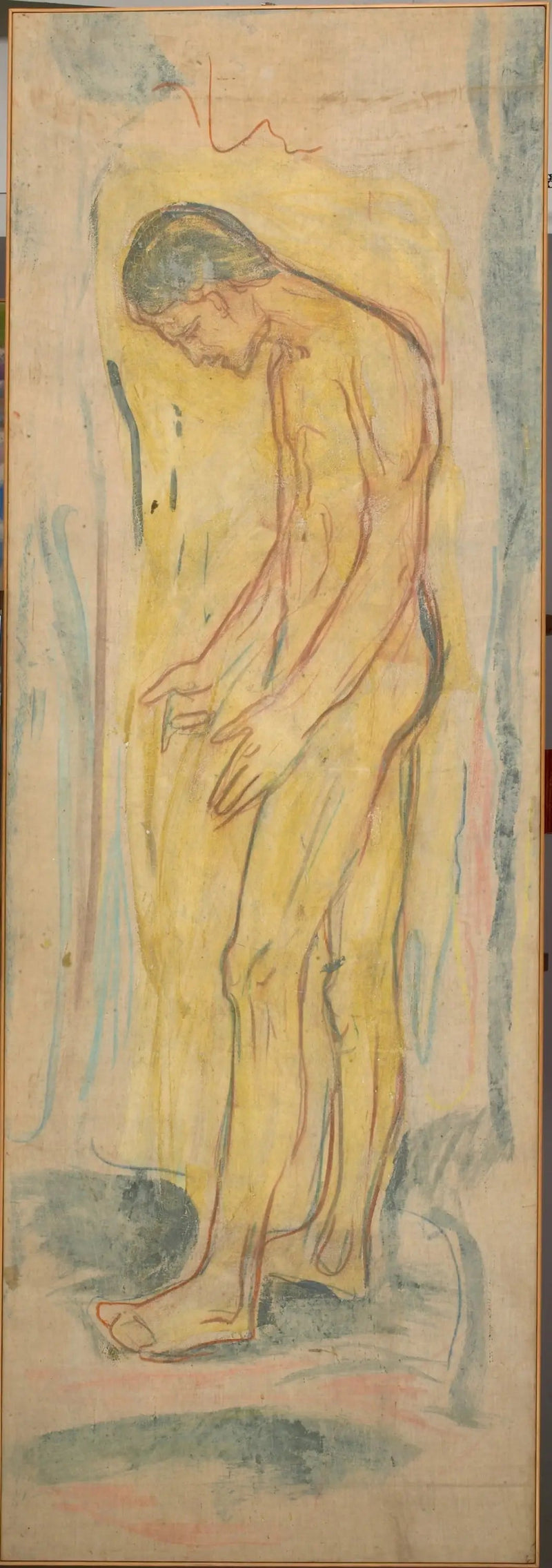 Standing Nude Man. The Source - Edvard Munch