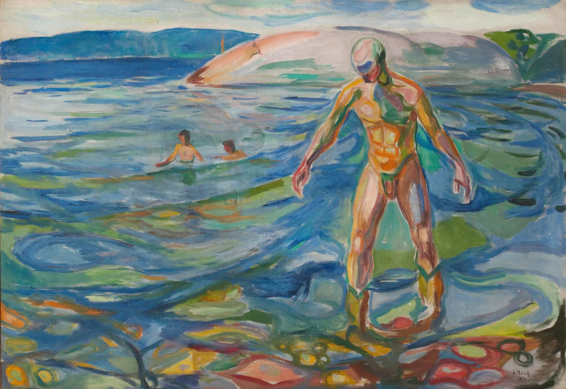 Man Bathing - Edvard Munch