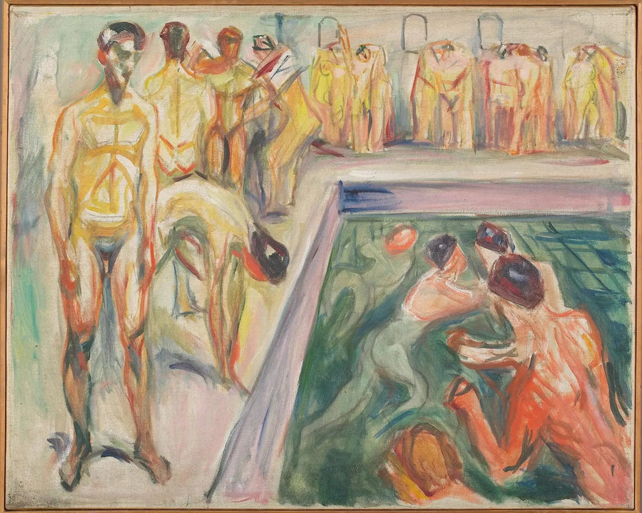 Naked Men at the Pool - Edvard Munch