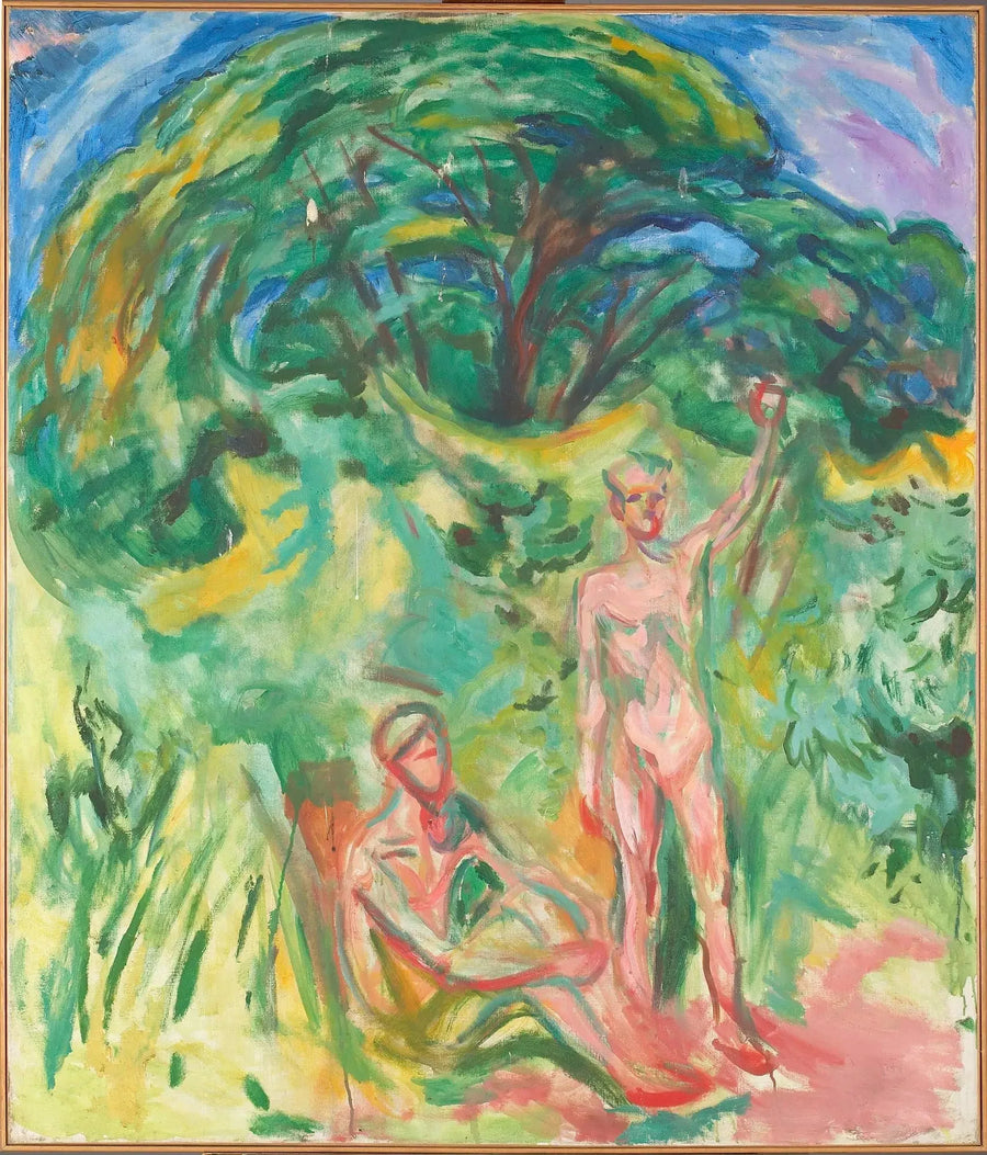 Naked Men in the Woods - Edvard Munch