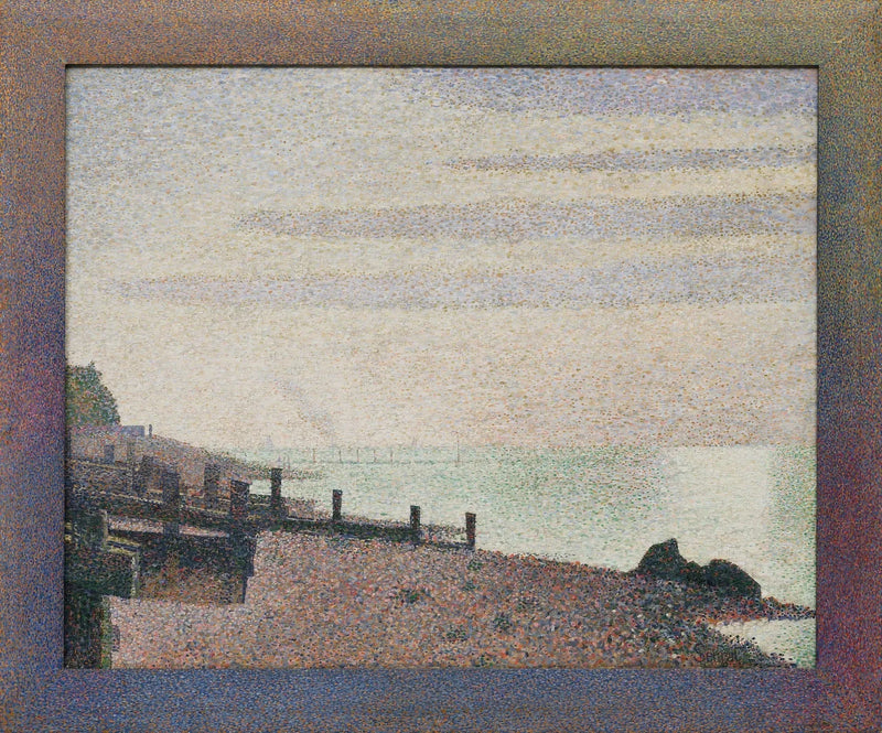 Honfleur, one evening, mouth of the Seine - Georges Seurat