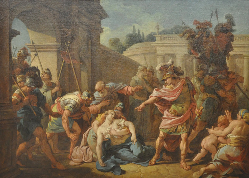 Horace vient de frapper sa sœur - Louis Jean François Lagrenée