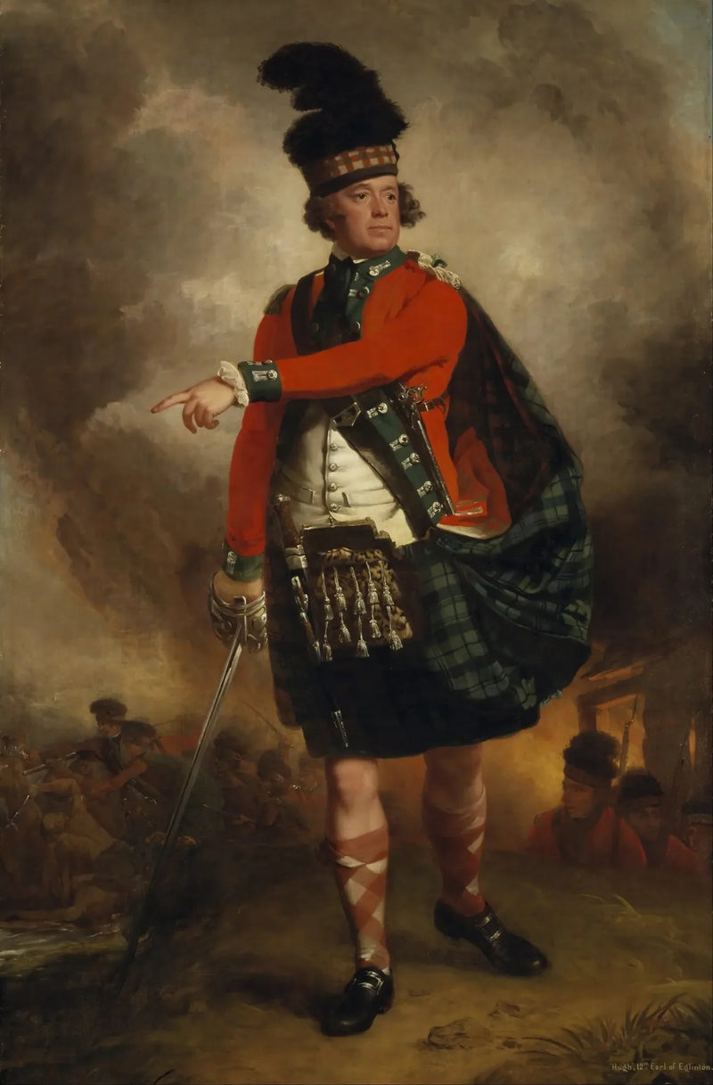 Hugh Montgomerie, 12th Earl of Eglinton. Soldier; Lord Lieutenant of Ayrshire - John Singleton Copley