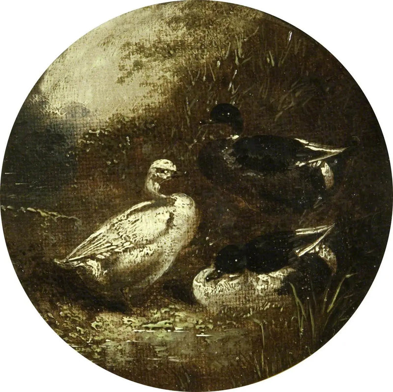 Eight Circular Farm Scenes: Canards - John Frederick Herring, Sr.