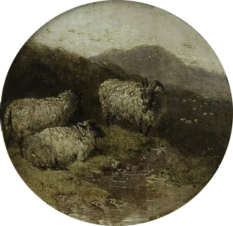 Eight Circular Farm Scenes: The Sheep - John Frederick Herring, Sr.