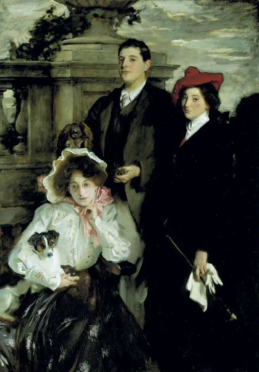 Hylda, Almina and Conway, children of Asher Wertheimer - John Singer Sargent