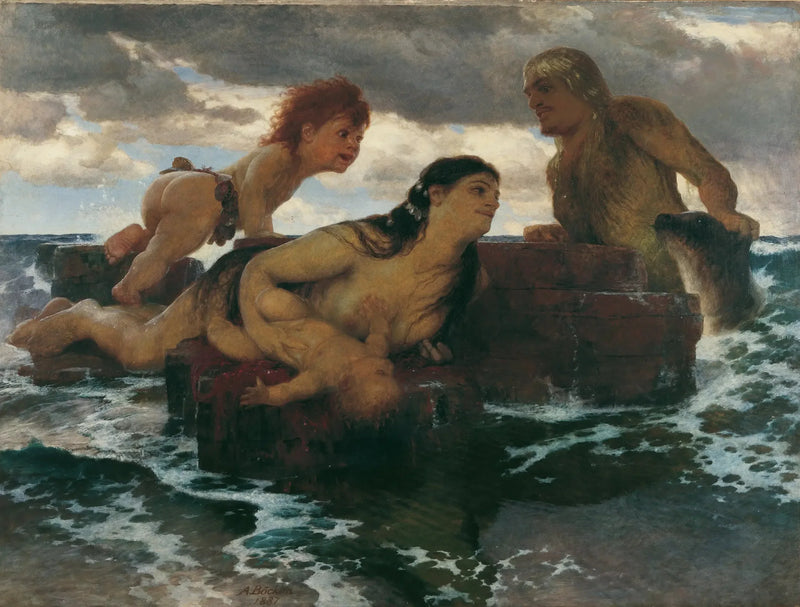 Idylle de la mer - Arnold Böcklin