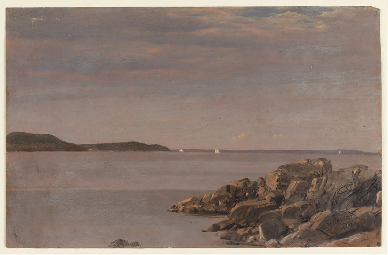 Île des Monts Déserts, côte du Maine - Frederic Edwin Church