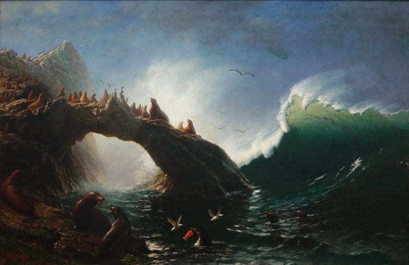 Farallon Island - Albert Bierstadt