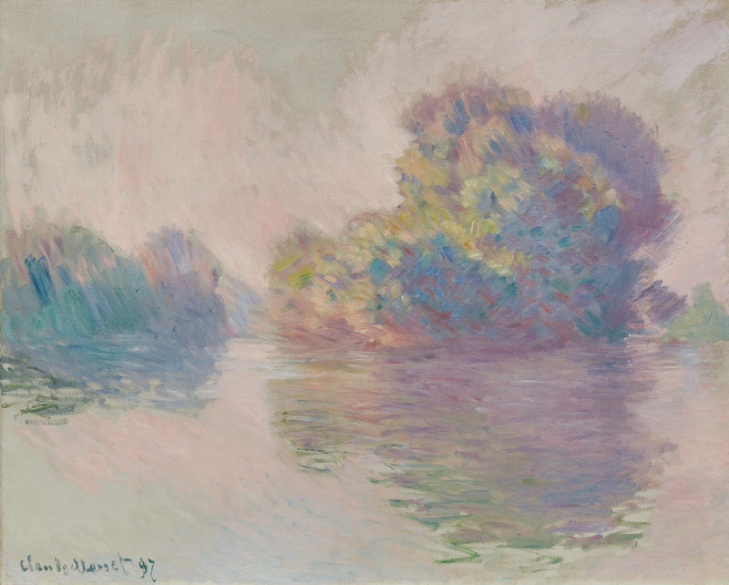 The Islands in Port-Villez, ex-Brooklyn W1493 - Claude Monet