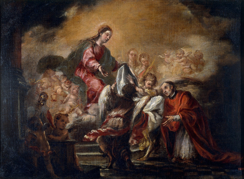 Imposition of the chasuble on Saint Ildéphonse - Juan de Valdés Leal