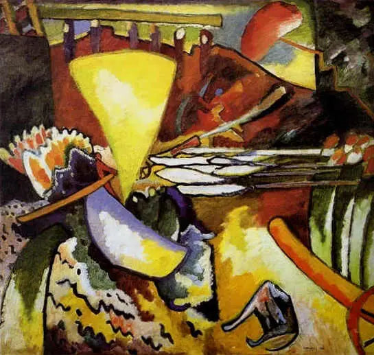 Improvisation 11 - Vassily Kandinsky image 1 copie de tableau peinte à la main