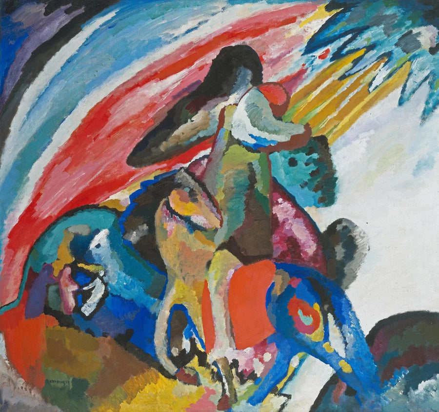 Improvisation 12 The Rider - Vassily Kandinsky