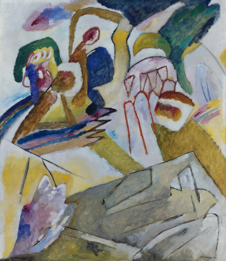 Improvisation 18 (with tombstone) - Vassily Kandinsky