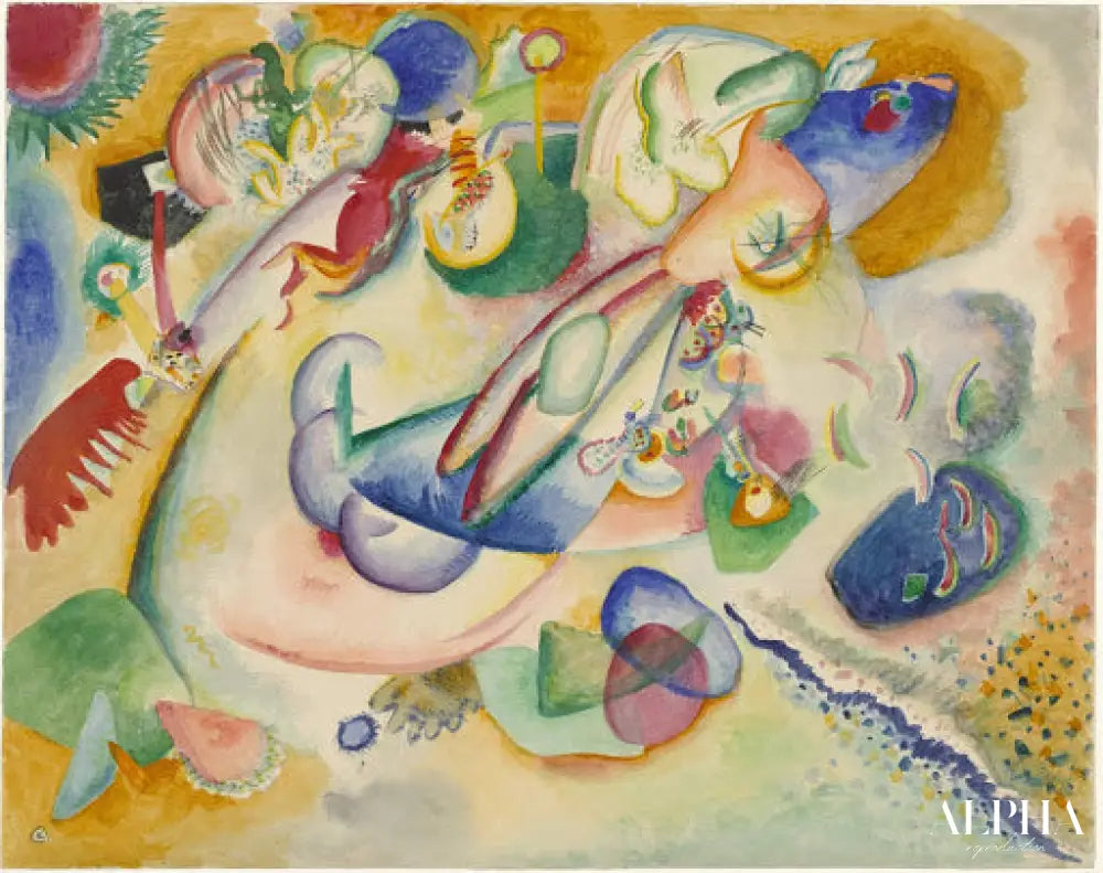 Improvisation 1914 - Vassily Kandinsky - Reproductions de tableaux et peintures haut de gamme