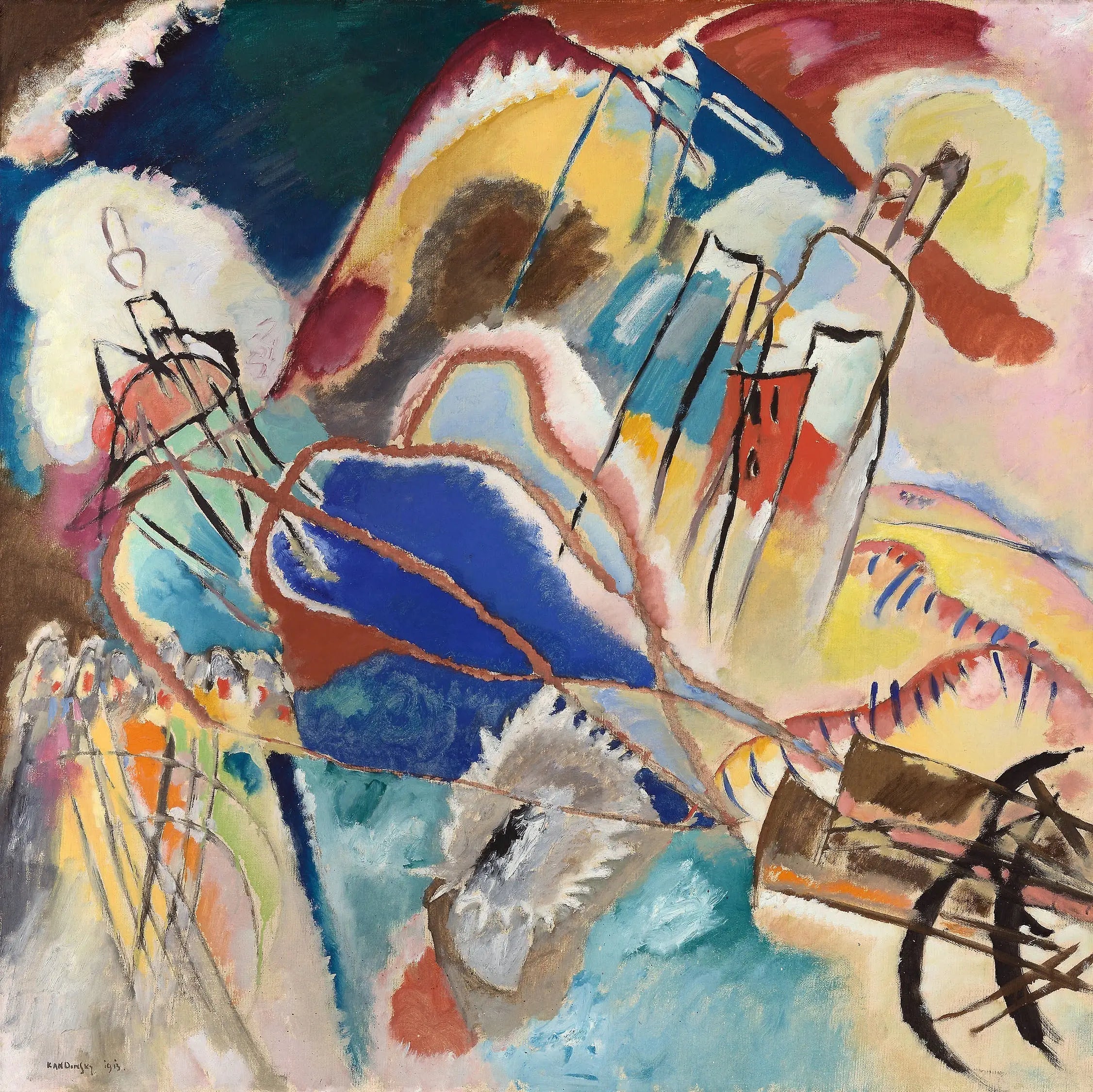 Improvisation n° 30 (Canons) - Vassily Kandinsky image 1 copie de tableau peinte à la main