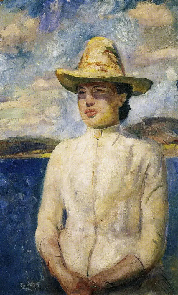 Inger in the Sun - Edvard Munch