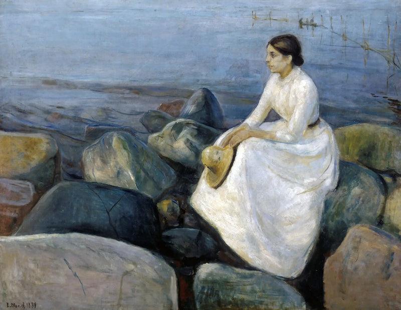 Inger on the Beach - Edvard Munch