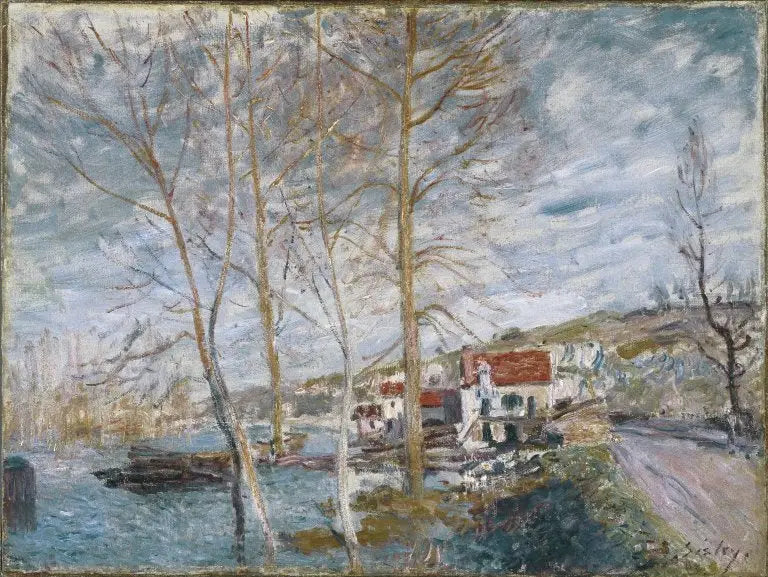 Flooding at Moret - Alfred Sisley