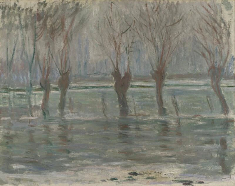 The Flood, National Gallery NG6278 W1439 - Claude Monet